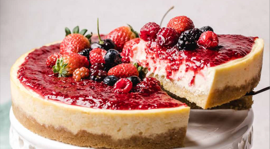 CHEESECAKE DE FRUTOS ROJOS