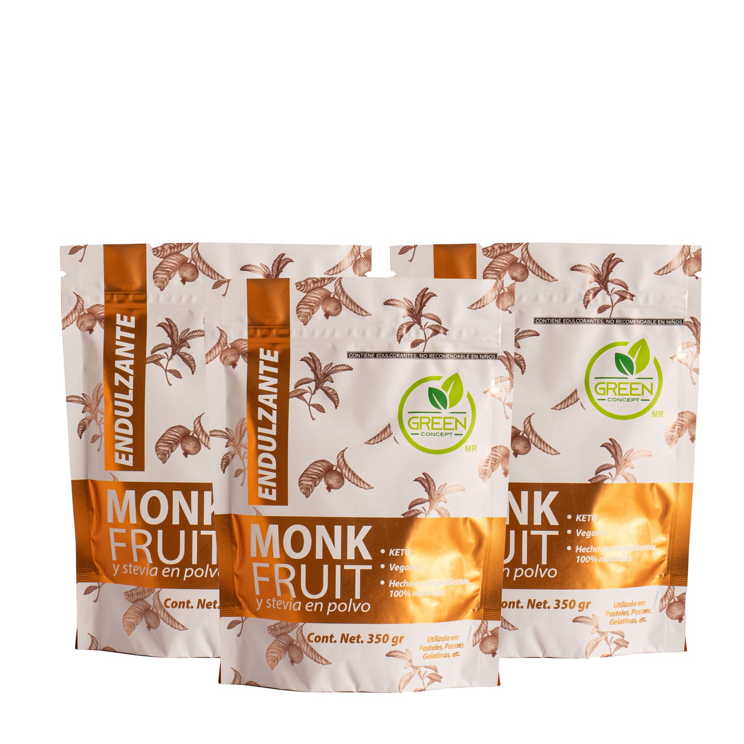 Pack de 3 Monk Fruit en Polvo 350g