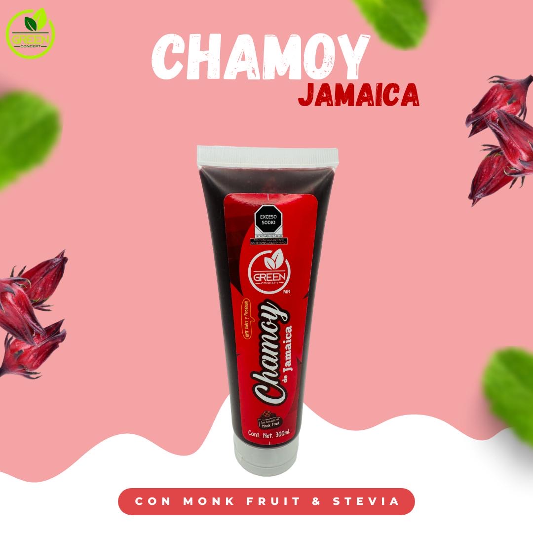 3 Pack Chamoy de Jamaica con Monk Fruit - 300ml/pz